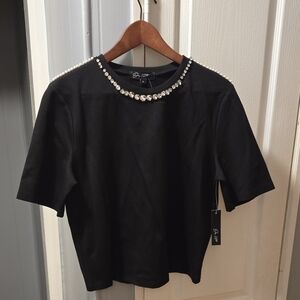Black Embellished Top
